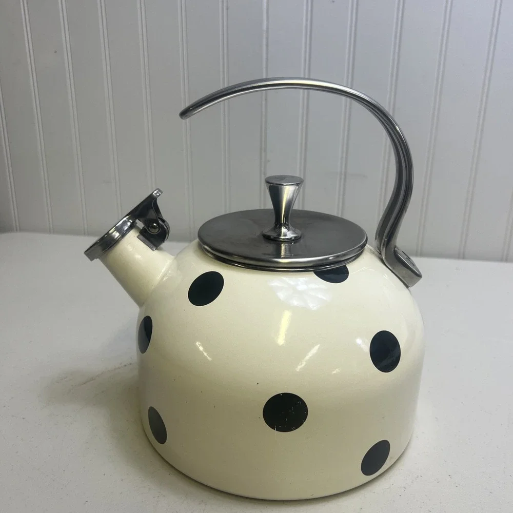 Kate Spade New York Lenox 2.5 Qt Deco Dot Tea Kettle AIGT All In Good Taste